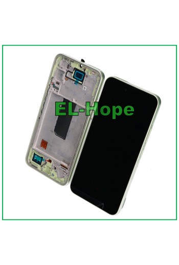 OLED-LCD-DISPLAY + RAHMEN FÜR SAMSUNG GALAXY A34 5G SM-A346B TOUCHSCREEN GRÜN